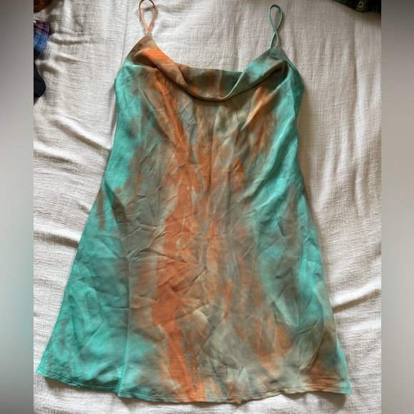 Multicolor Slip Dress - Picture 2 of 5